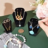 3Pcs 3 Sizes Acrylic Necklace Displays Stand Set NDIS-WH0006-12-3