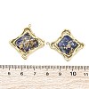 Natural Lapis Lazuli Pendants LS-STAS-V003-04G-04-3
