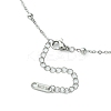 304 Stainless Steel Satellite Chain Necklace for Men Women NJEW-YW0001-09-2