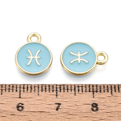 Alloy and Enamel Charms ENAM-T021-28E-1