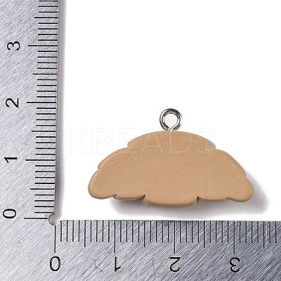 Opaque Resin Pendants RESI-S403-03K-1