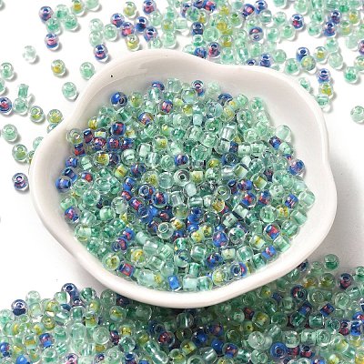 Transparent Glass Round Seed Beads SEED-B001-05A-09-1