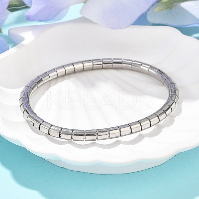 Texture 304 Stainless Steel Bangles for Women BJEW-Z092-14P-1