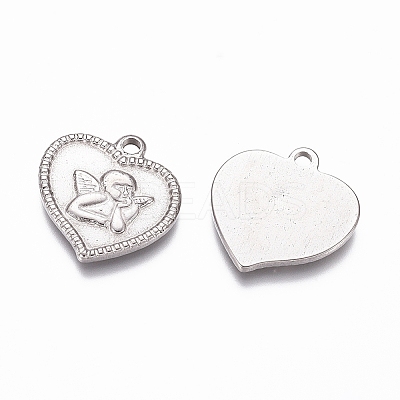 Non-Tarnish 304 Stainless Steel Angel Pendants LS-X-STAS-G218-07P-1