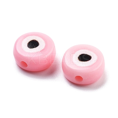Opaque Printed Acrylic Beads OACR-G038-04D-1