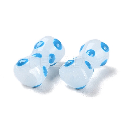 Handmade Bumpy Lampwork Beads LAMP-C012-01F-1