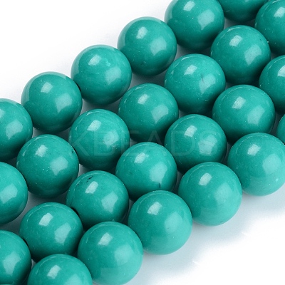 Dyed Natural Mashan Jade Beads Strands DJDA-E266-10mm-01-1
