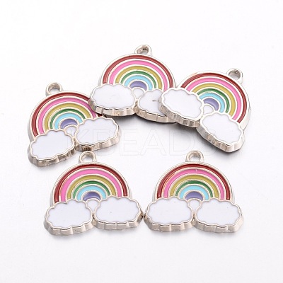 Alloy Enamel Pendants EA214Y-NF-1
