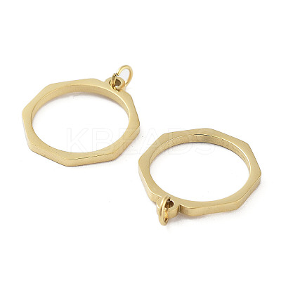 Ion Plating(IP) 304 Stainless Steel Pendants STAS-G324-01H-G-1