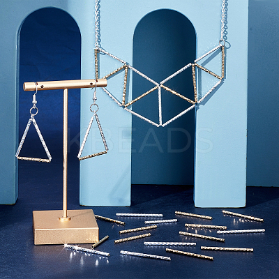 60Pcs 3 Style Brass Tube Beads KK-PH0003-86-1