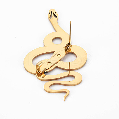 Snake Brooch JEWB-N007-009G-FF-1