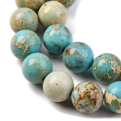 Dyed Natural Regalite/Imperial Jasper/Sea Sediment Jasper Beads Strands G-B124-C03-07-1