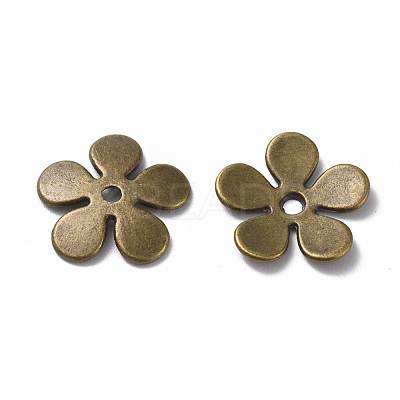 Tibetan Style Alloy Bead Caps MLF10402Y-NF-1