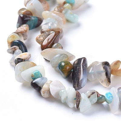Natural Blue Opal Beads Strands G-L505-27-1