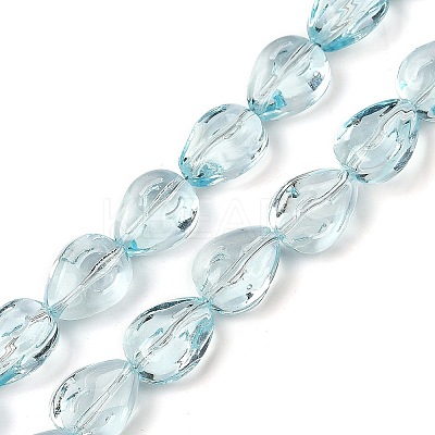 Transparent Glass Beads Strands GLAA-H038-03C-1