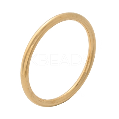 304 Stainless Steel Plain Bangles for Women BJEW-S161-09G-1