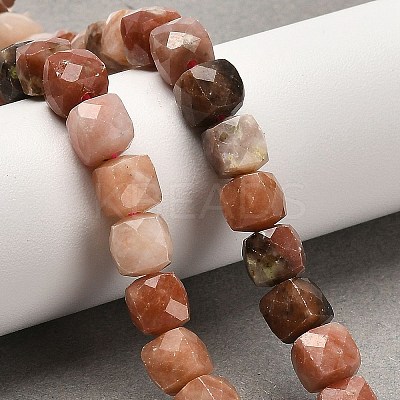 Natural Plum Blossom Jasper Beads Strands G-H078-C31-01-1