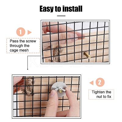Rabbit Hay Feeder Rack AJEW-WH0119-95-1