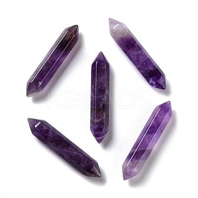 Natural Amethyst No Hole Healing Stones G-G760-J08-1