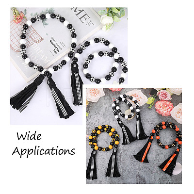 Natural Wooden Beads WOOD-TAC0010-05N-1