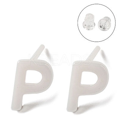 Hypoallergenic Bioceramics Zirconia Ceramic Stud Earrings EJEW-F340-04P-1