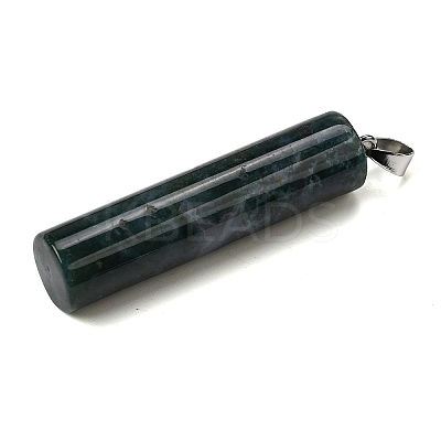 Natural Moss Agate Big Pendants G-F820-11C-1