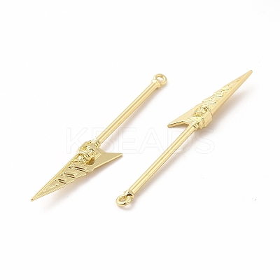 Rack Plating Alloy Big Pendants LS-PALLOY-E025-10G-1