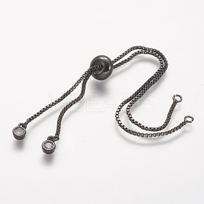 Rack Plating Brass Chain Bracelet Making KK-A142-017-1