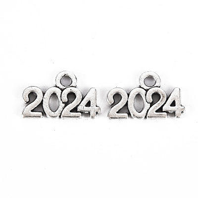 Tibetan Style Alloy Charms TIBE-S323-109AS-RS-1