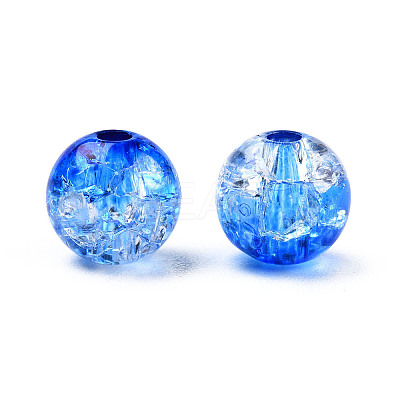 Transparent Crackle Acrylic Beads LS-CACR-N002-21B-1