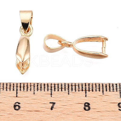 Brass Pinch Bails KK-T034-01C-KCG-1