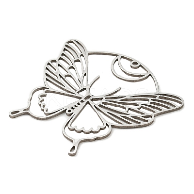Non-Tarnish 201 Stainless Steel Pendants STAS-M318-11P-1