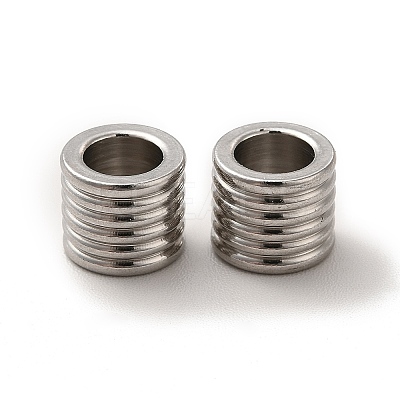 Non-Tarnish 201 Stainless Steel European Beads STAS-M089-11P-1