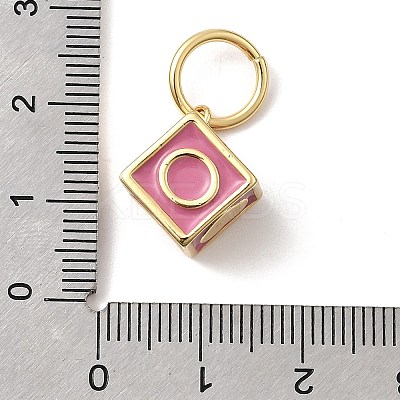 Brass Enamel Pendants KK-P338-43G-03-1