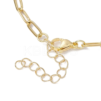 304 Stainless Steel Paperclip Chains Necklaces for Women NJEW-JN04744-1