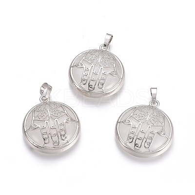 Natural Quartz Crystal Pendants G-L512-J03-1