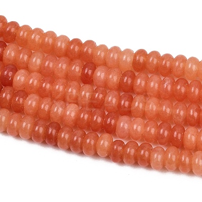 Natural White Jade Beads Strands G-L635-A02-4x2mm-05-1