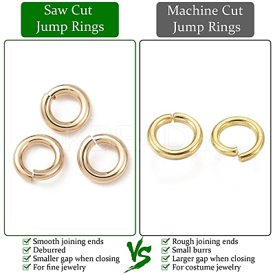 Brass Open Jump Rings KK-B147-03I-G-1
