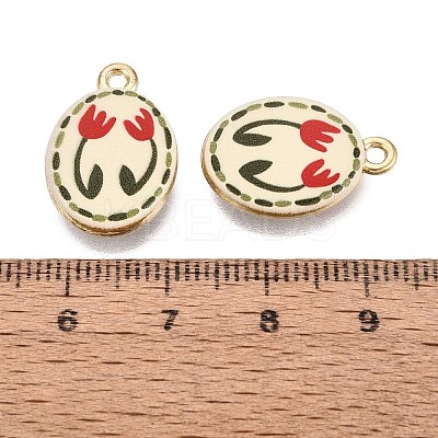 Valentine's Day Printed Alloy Pendants PALLOY-SZC0008-05M-1
