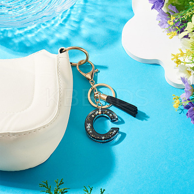 1Pc Resin Letter Keychains KEYC-TADJ0001-09C-1