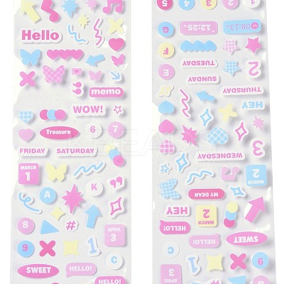PET Plastic Stickers DIY-H168-01A-1