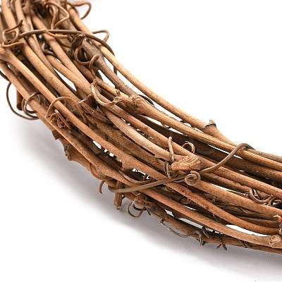 Circle Shape Rattan Vine Branch Wreath Hoop LS-DIY-B022-01E-1