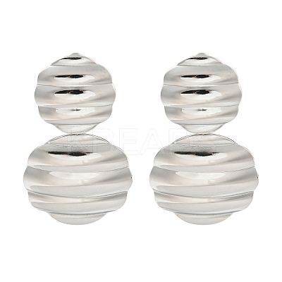 Tarnish Resistant 304 Stainless Steel Stud Earrings for Women EJEW-A108-12P-1