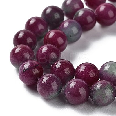 Dyed Natural Malaysia Jade Beads Strands G-G021-01B-05-1