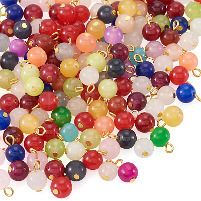 Glass Round Pendants PALLOY-TADJ00001-02-1