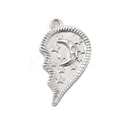 Brass Micro Pave Cubic Zirconia Pendants KK-L228-25B-P-1