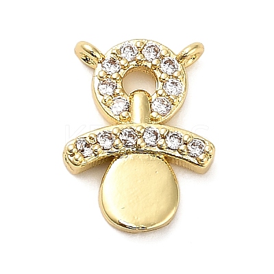 Brass Micro Pave Cubic Zirconia Pendants KK-L229-51G-1