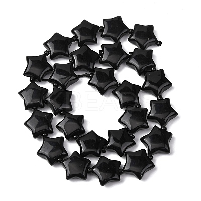 Natural Obsidian Beads Strands G-K359-E13-1
