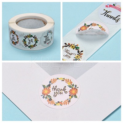 1 Inch Thank You Stickers LS-DIY-G013-A07-1