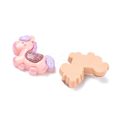 Opaque Resin Cabochons CRES-A061-02B-1